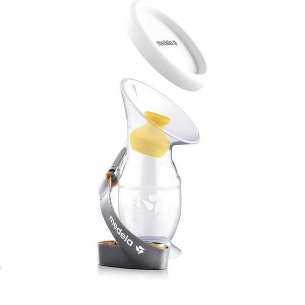 Coletor de Leite Materno Silicone Medela 100ml - Branco Imagem de Coletor de Leite Materno Silicone Medela 100ml - Branco