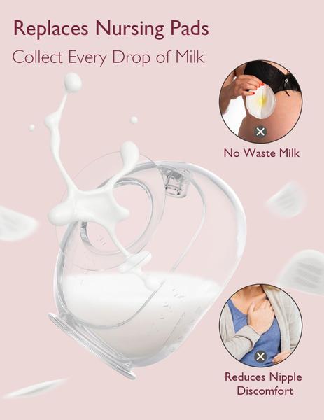 Imagem de Coletor de leite Momcozy Pea Breastfeeding Milk Catcher 75 ml, pacote com 2