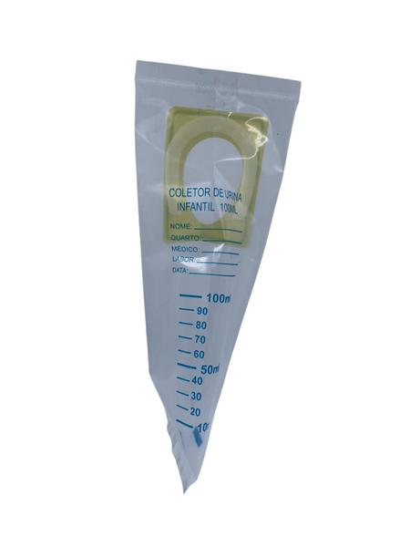 Imagem de Coletor de urina infantil unissex - Volume 100ml - Embalagem com 100 unidades