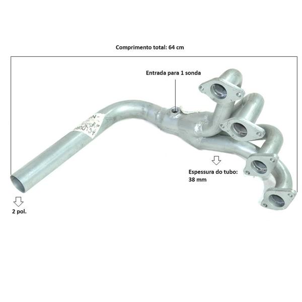 Imagem de Coletor Dimencionado Astra 1.8/8v - Vectra 2.0/2.2 8v 98...