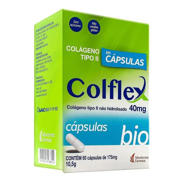 Imagem de Colflex Bio Colágeno Tipo 2 40mg c/ 60 Cápsulas