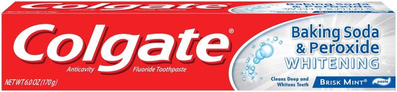 Imagem de Colgate Bicarbonato de sódio & peróxido clareando pasta de dente 6 oz por Colgate