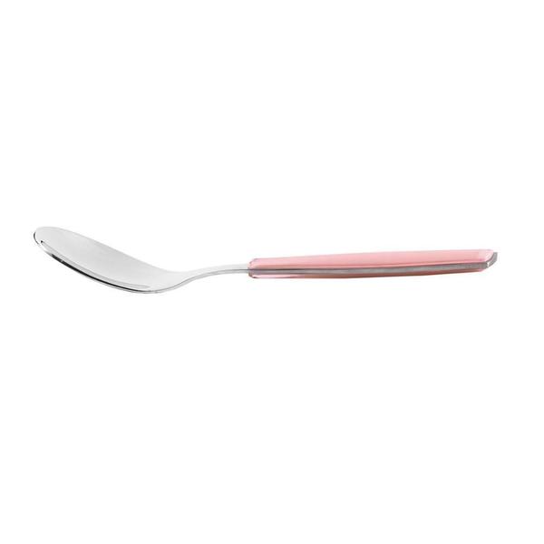 Imagem de Colher Café 15Cm Inox 6 Peças Rosa Claro Glamour Bugatti