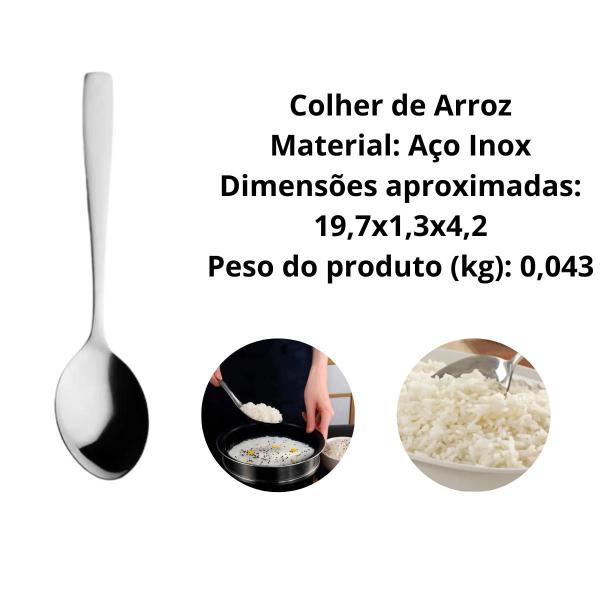 Imagem de Colher de Arroz Clean Ideal para Porções Perfeitas com Funcionalidade e Design Moderno na Cozinha