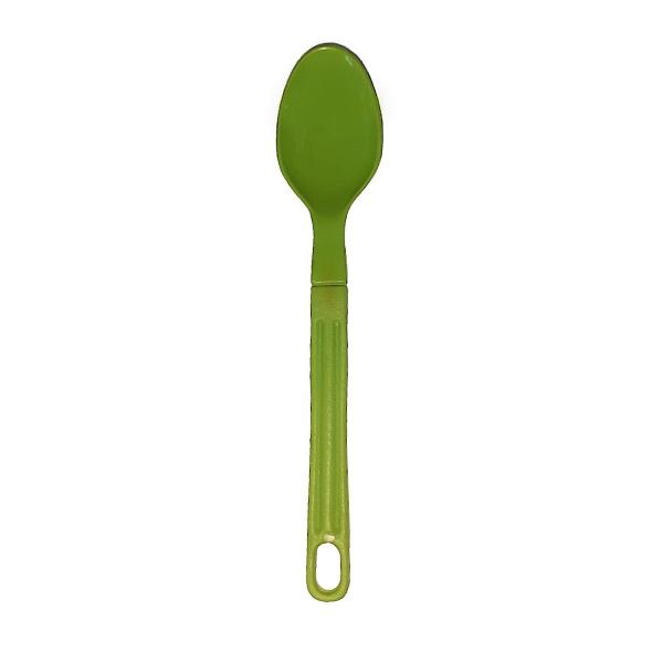 Imagem de Colher De Arroz Nylon Talher Cozinha Utensílio Verde 28Cm