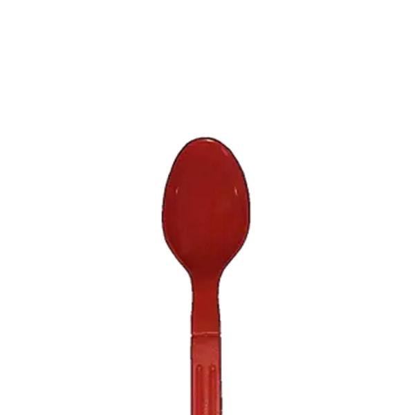 Imagem de Colher De Arroz Nylon Talher Cozinha Utensílio Vermelho 28Cm