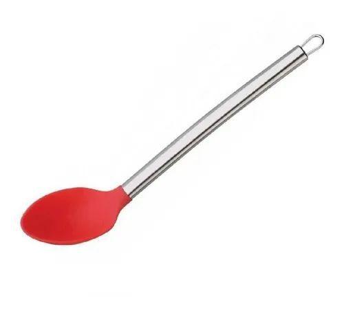 Imagem de Colher De Arroz Para Servir Em Silicone Vermelho 34 Cm