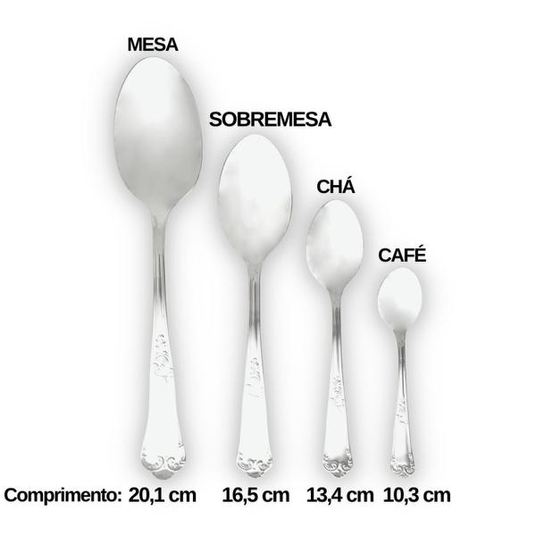 Imagem de Colher De Mesa Inox Luxo Classique Hércules 493-001p