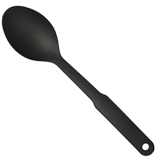 Colher de Nylon Preta 29cm - Dolce home - Kehome Imagem de Colher de Nylon Preta 29cm - Dolce home