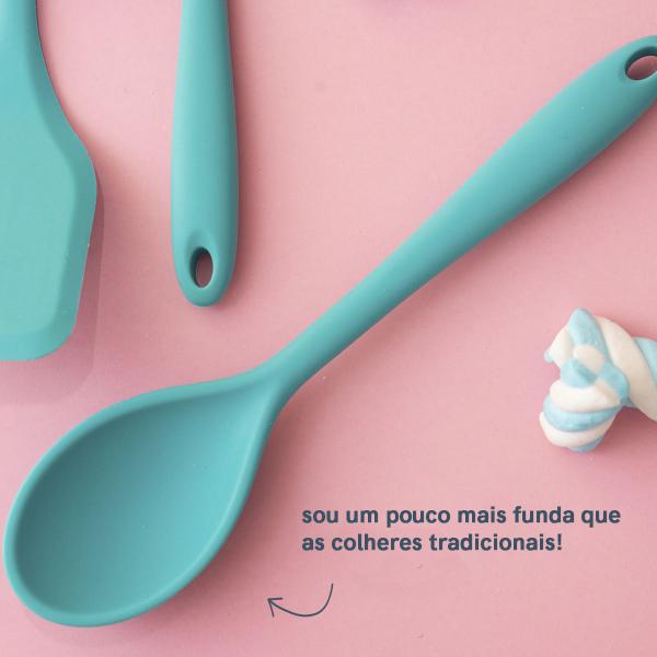 Imagem de Colher de Silicone Duplo - Oikos VERDE