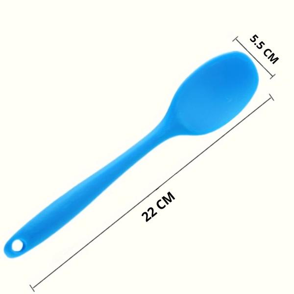 Imagem de Colher De Silicone Multiuso 21 Cm Resistente Colorida