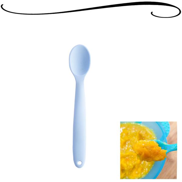 Colher de Silicone para Crianças e Bebês Prático e Seguro Livre de Bpa Suporta Altas e Baixas Temperaturas mimo6615 - Mimo Style Imagem de Colher de Silicone para Crianças e Bebês Prático e Seguro Livre de Bpa Suporta Altas e Baixas Temperaturas mimo6615