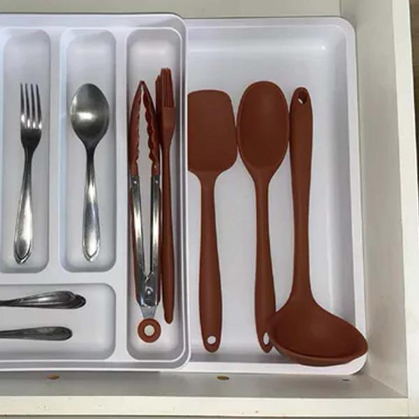 Colher De Silicone Terracota - Ou Imagem de Colher De Silicone Terracota - Ou