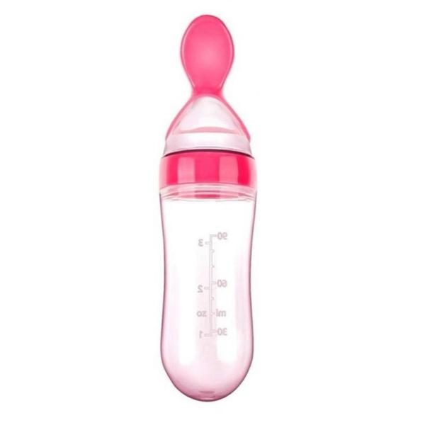 Imagem de Colher dosadora bebe garrafa mamadeira silicone papinha 90ml