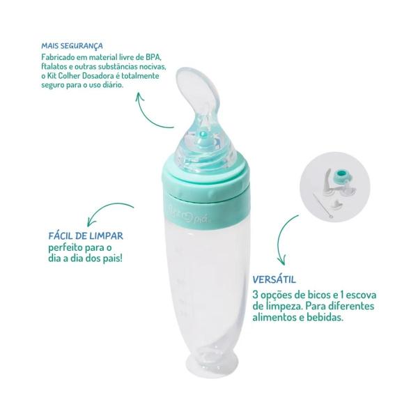 Colher Dosadora de Silicone 90ml - Petit Piá - Petit Pia Imagem de Colher Dosadora de Silicone 90ml - Petit Piá