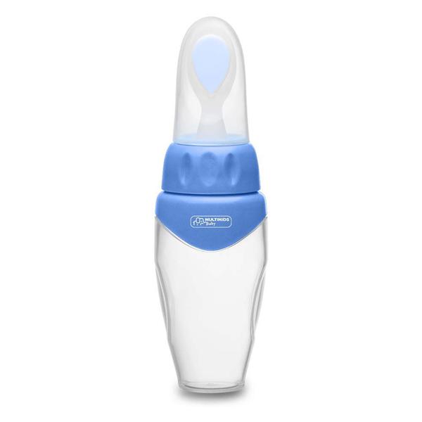 Imagem de Colher Dosadora Infantil Para Papinha 125ml Azul Multikids Baby