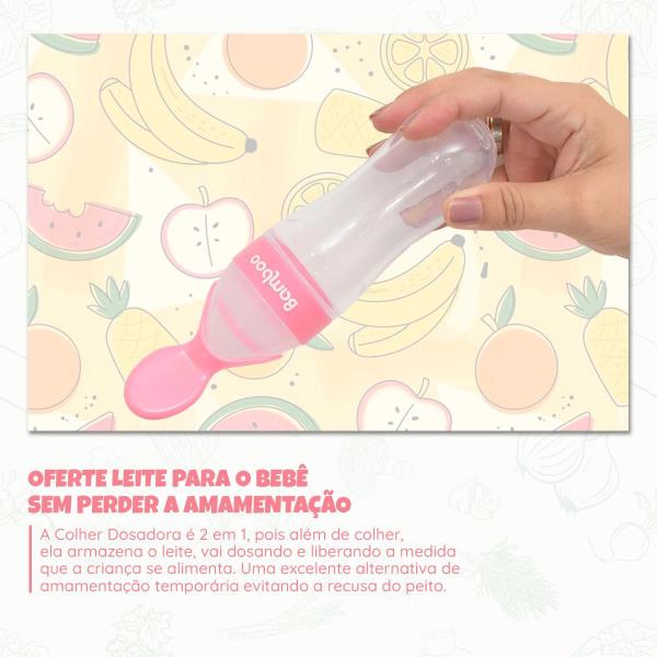 Imagem de Colher Dosadora Mamadeira Papinha Leite Infantil Bebê