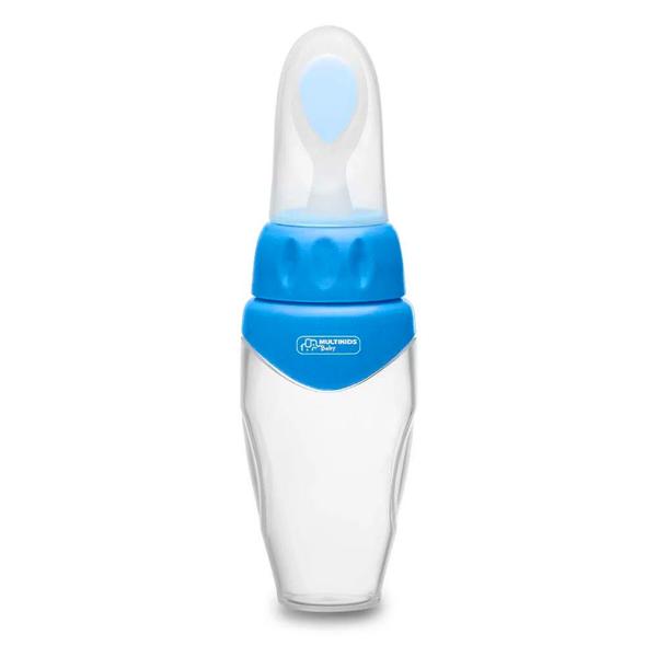 Imagem de Colher Dosadora p/ Leite Materno e Papinha 90ml (Azul) - Multikids Baby