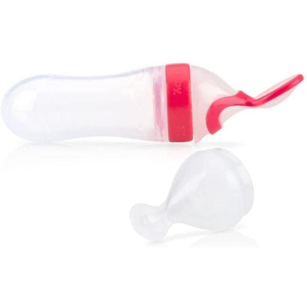 Colher Dosadora Para Papinha Com Tampa - Rosa - Nûby - Nuby Imagem de Colher Dosadora Para Papinha Com Tampa - Rosa - Nûby