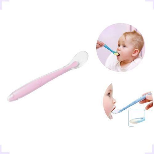 Imagem de Colher Infantil Silicone 1 Talher Alimentação