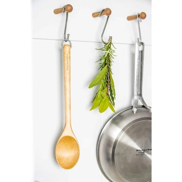 Imagem de Colher kitchenaid para servir em madeira de betula 34cm kqr703ohe