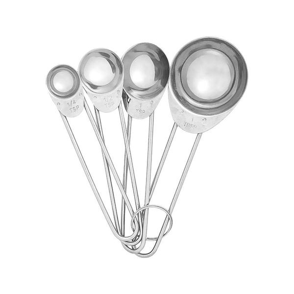 Imagem de Colher medidora de inox 4 peças - western home