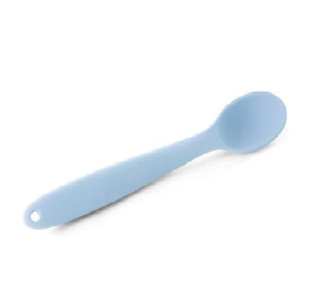 Imagem de Colher para Bebê em Silicone Azul - Mimo Style