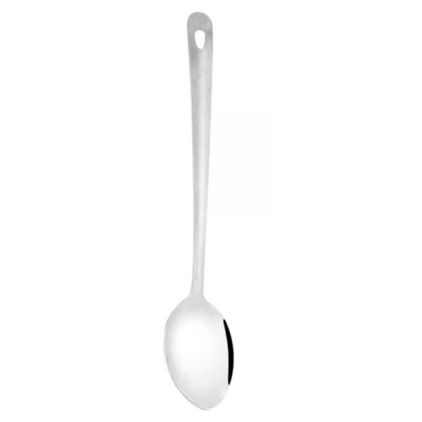 Imagem de Colher Para Servir Arroz Utensílio Cozinha Em Aço Inox 34cm