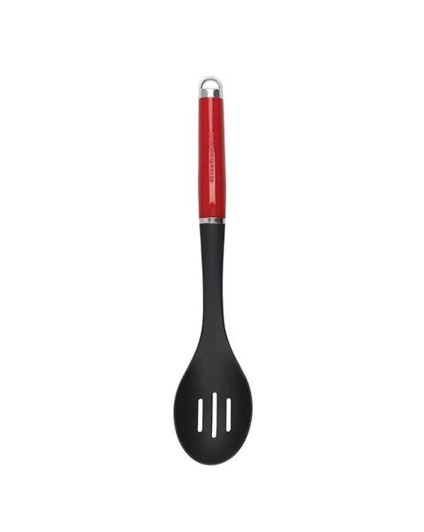 Colher Para Servir Perfurada C/ Alça Vermelho Kitchenaid Imagem de Colher Para Servir Perfurada C/ Alça Vermelho Kitchenaid