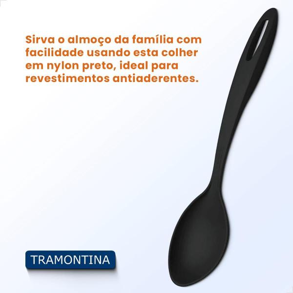 Imagem de Colher Para Servir Tramontina Ability Nylon Resistente Cozinha Utensílios 25156100