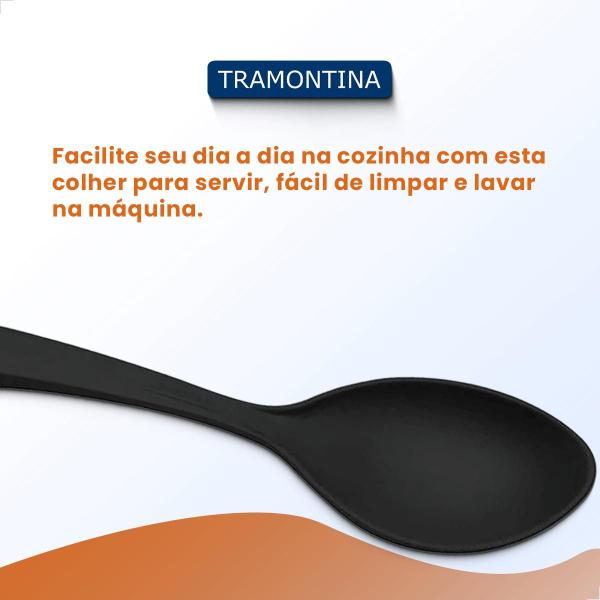 Imagem de Colher Para Servir Tramontina Ability Nylon Resistente Cozinha Utensílios 25156100