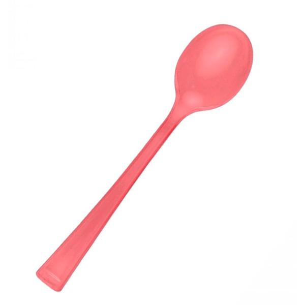 Imagem de Colher Resistente para Ovo de Colher Rosa Bebê - 13cm - 50 unidades - BlueStar - Rizzo