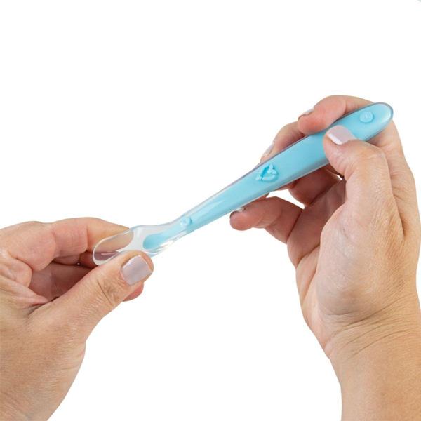 Imagem de Colher Silicone Baby Anatômica Introdução Alimentar Buba