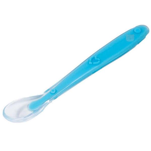 Imagem de Colher Silicone Baby Azul 6141 - Buba