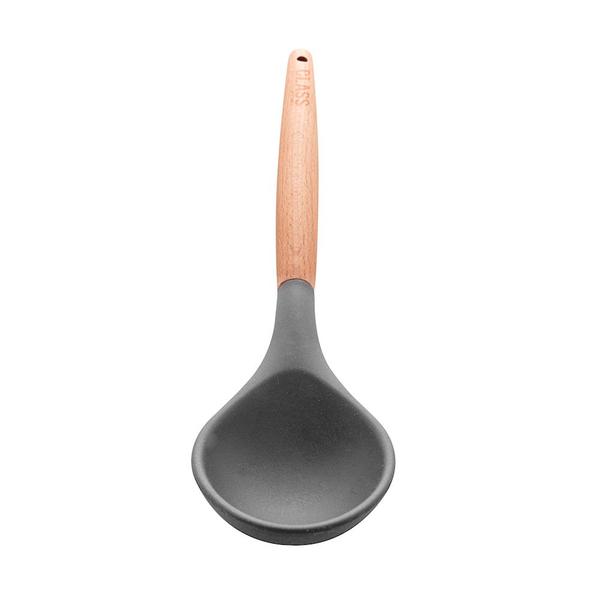 Imagem de Colher Silicone Bambu 32cm Utensílios Class Home