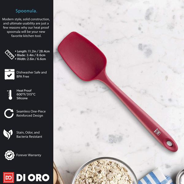 Imagem de Colher Spatula di Oro Silicone 600mL resistente ao calor