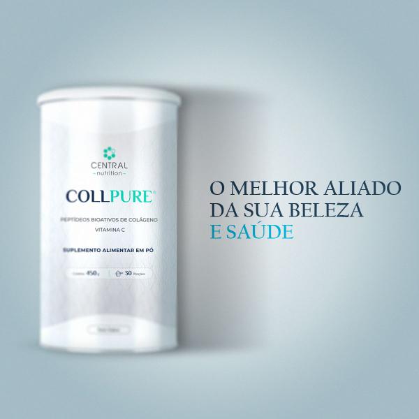 Imagem de Coll Pure - Peptídeos Bioativos de Colágeno  500g  Sem Sabor  Central Nutrition