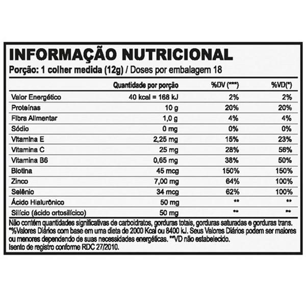 Imagem de Collagen + Ácidos Hialurônico/ Ortosilícico + Biotina - 264g - Belíssima