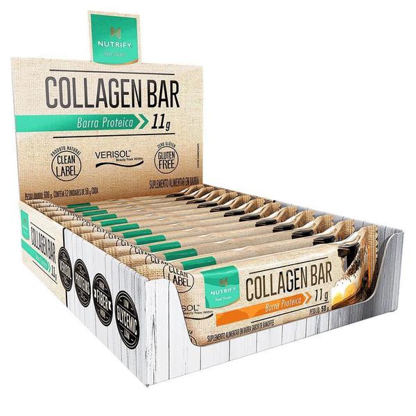 Imagem de Collagen Bar 10 Unidades - Nutrify - Banoffee