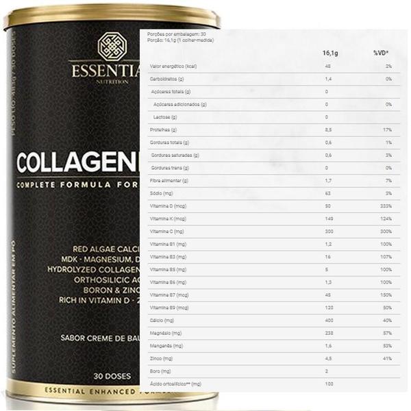 Imagem de Collagen Bones - 483G - Creme Baunilha - Essential Nutrition