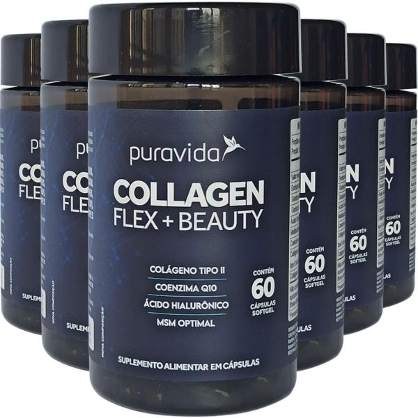 Imagem de Collagen Flex Beauty Colágeno Tipo 2 360 Cápsulas Puravida