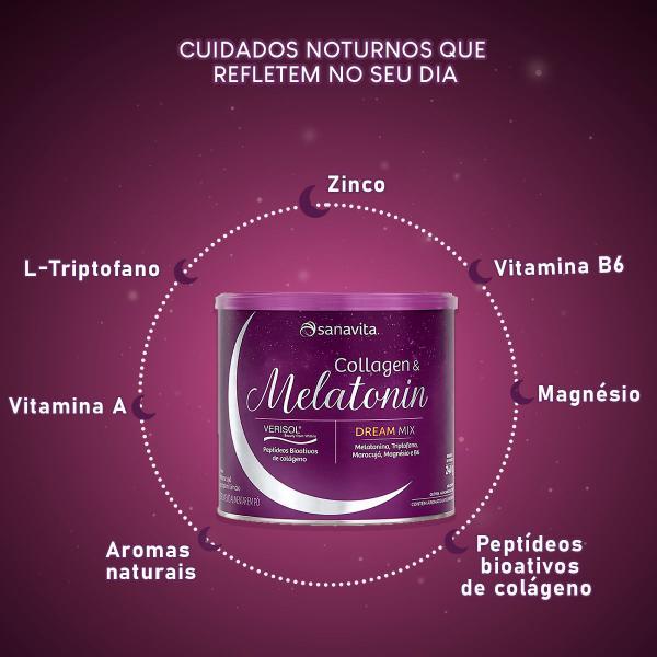 Imagem de Collagen Melato - Maracujá e capim limão - Sanavita - 240g