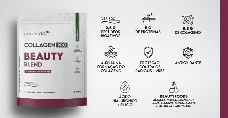 Imagem de Collagen pro beauty blend 540g