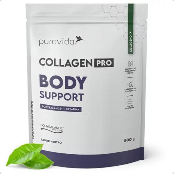 Imagem de Collagen Pro Body Support Bodybalance Creatina 500g Pura Vida