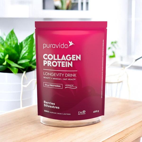 Imagem de Collagen Protein Berries Silvestre 450g Puravida