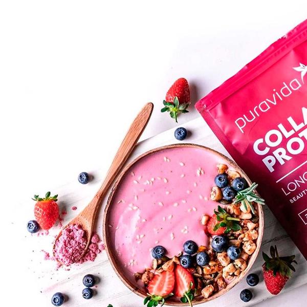 Imagem de Collagen Protein Berries Silvestres + 2,5 G Verisol + 21 G Proteina (450G) PURAVIDA