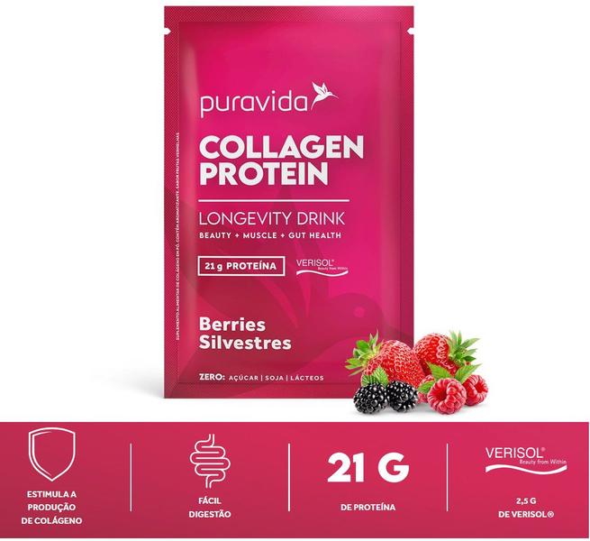 Imagem de Collagen Protein Berries Silvestres - Verisol 450g Puravida