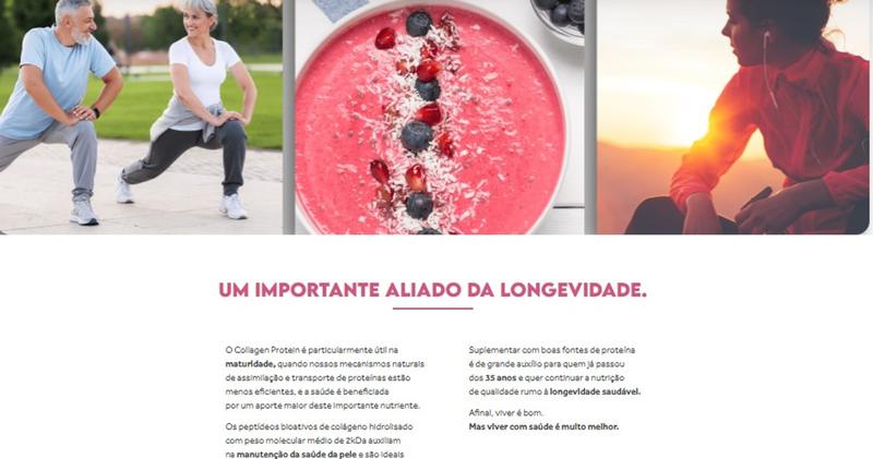 Imagem de Collagen Protein Proteina do Colageno Sabor Berries Silvestres de 450g-Pura Vida