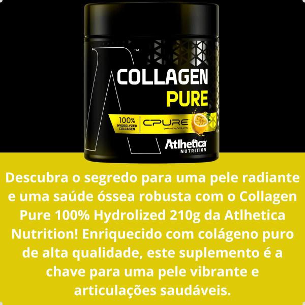 Imagem de Collagen Pure 100% Hydrolized 210g Atlhetica Nutrition