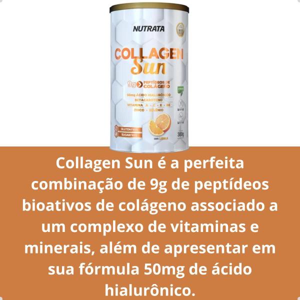 Imagem de Collagen Sun Com Vitaminas e Minerais 300g Nutrata